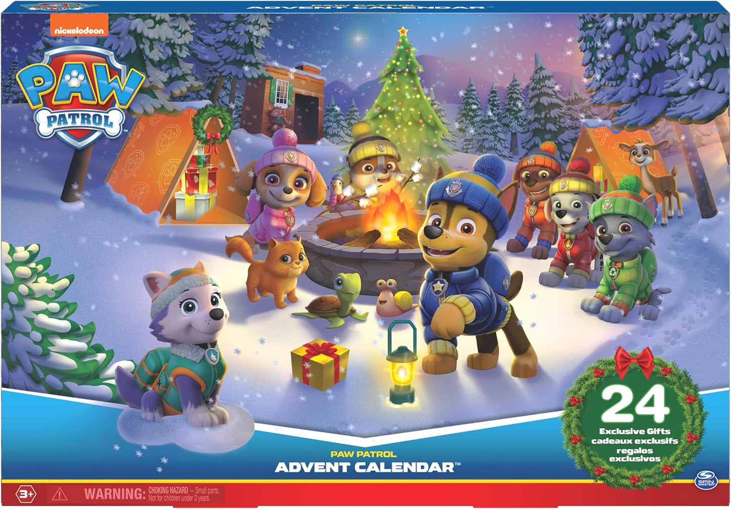 PAW Patrol 2023 Advent Calendar with 24 Surprise - Figures and for Ages 3 and up
