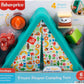 Fisher-Price Baby Developmental Toy S'More Shapes Camping Tent Block Sorting Activity for