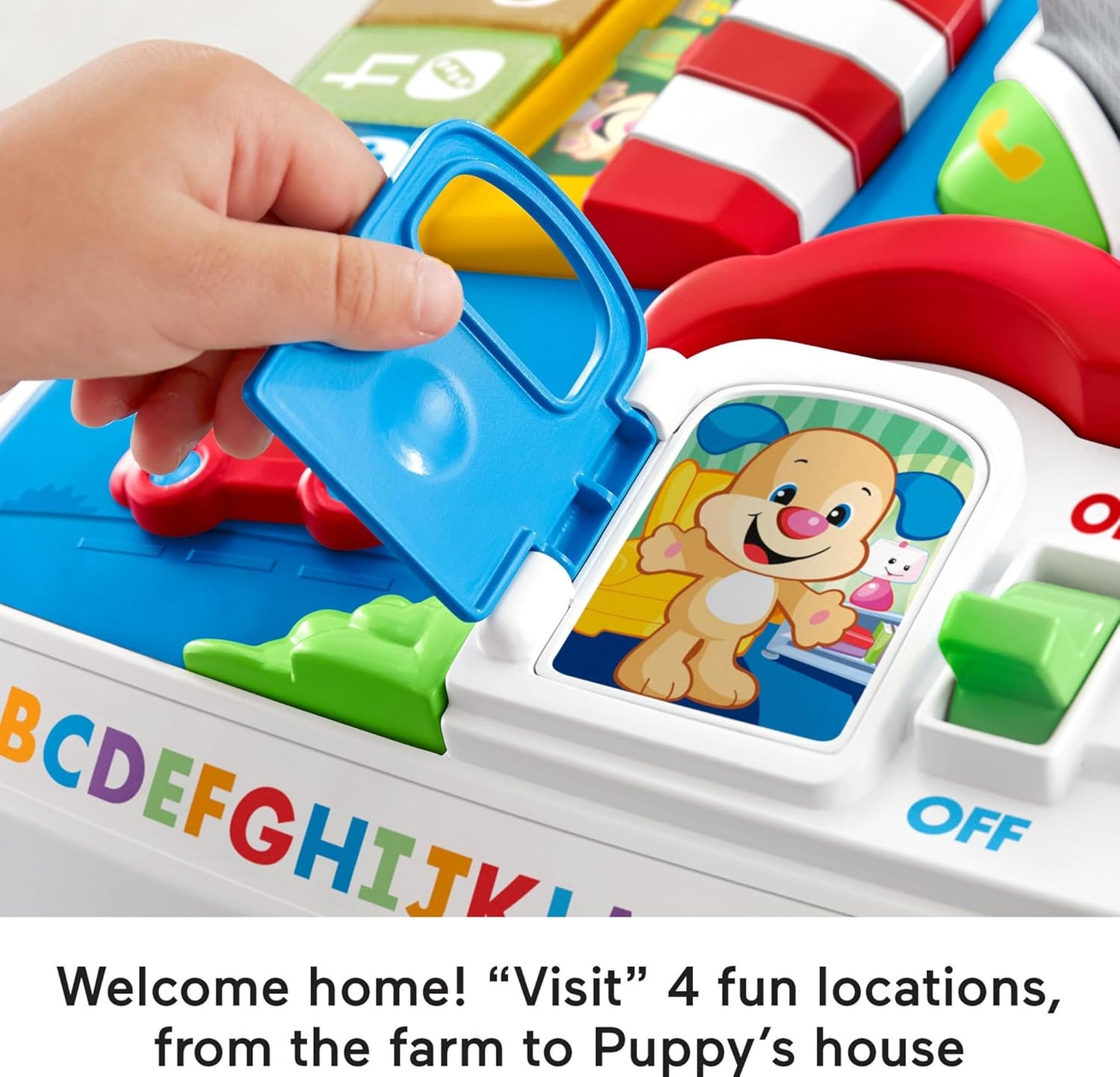 Fisher-Price Baby to Toddler Toy Laugh Learn Around The Town Learning Activity Table with