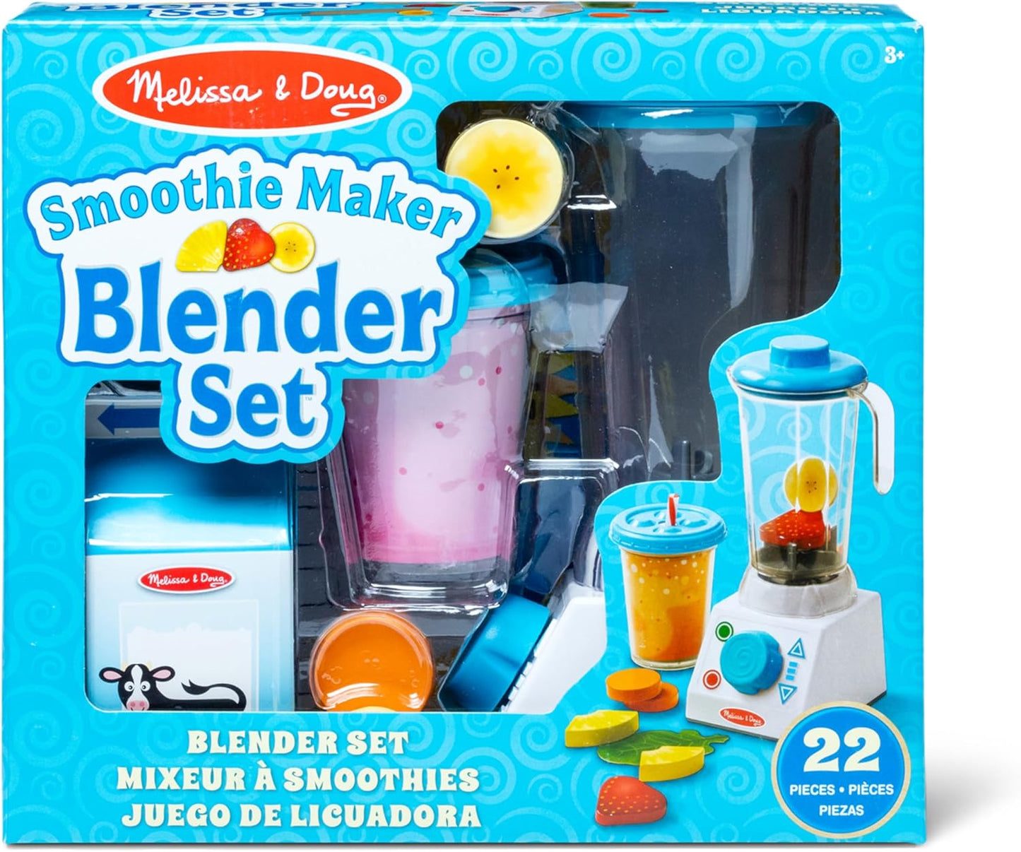 Melissa & Doug Melissa Doug Smoothie Maker Blender Set with Play Food - 22 Pieces