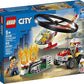 LEGO City Fire Helicopter Response Firefighter Toy