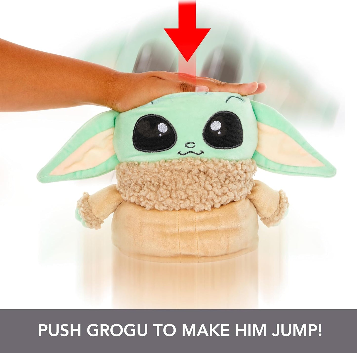 Mattel ?Star Wars Jumping Grogu Plush Toy with Jumping Action and Sounds