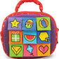 Melissa & Doug Melissa Doug K's Take-Along Shape Sorter Baby Toy with 2-Sided Activity