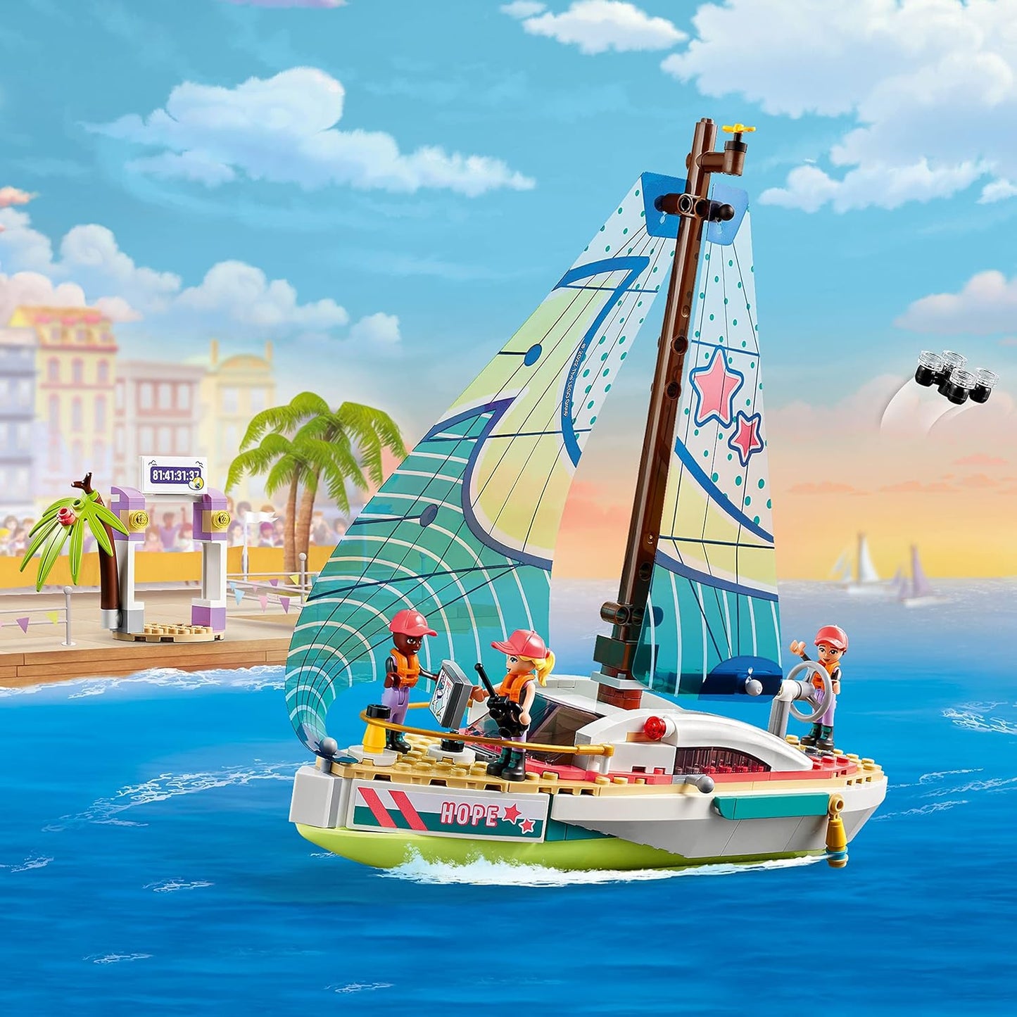 LEGO Friends Stephanie's Sailing Adventure Toy Boat Set 41716