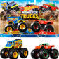Hot Wheels Monster Trucks 2-Pack Demolition Doubles Set of 2 Toy Vehicle