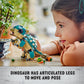 LEGO Jurassic World Baby Bumpy Ankylosaurus Dinosaur Toy for Camp Cretaceous and Aged 7 Plus Fun Build-a-Dinosaur Jurassic Park Toy for Boys and Girls Animal Toy Playset