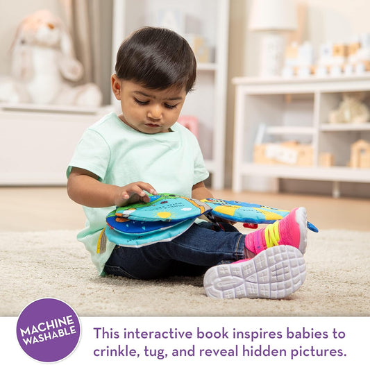 Melissa & Doug Melissa Doug K's Itsy-Bitsy Spider 8-Page Soft Activity Book for Babies