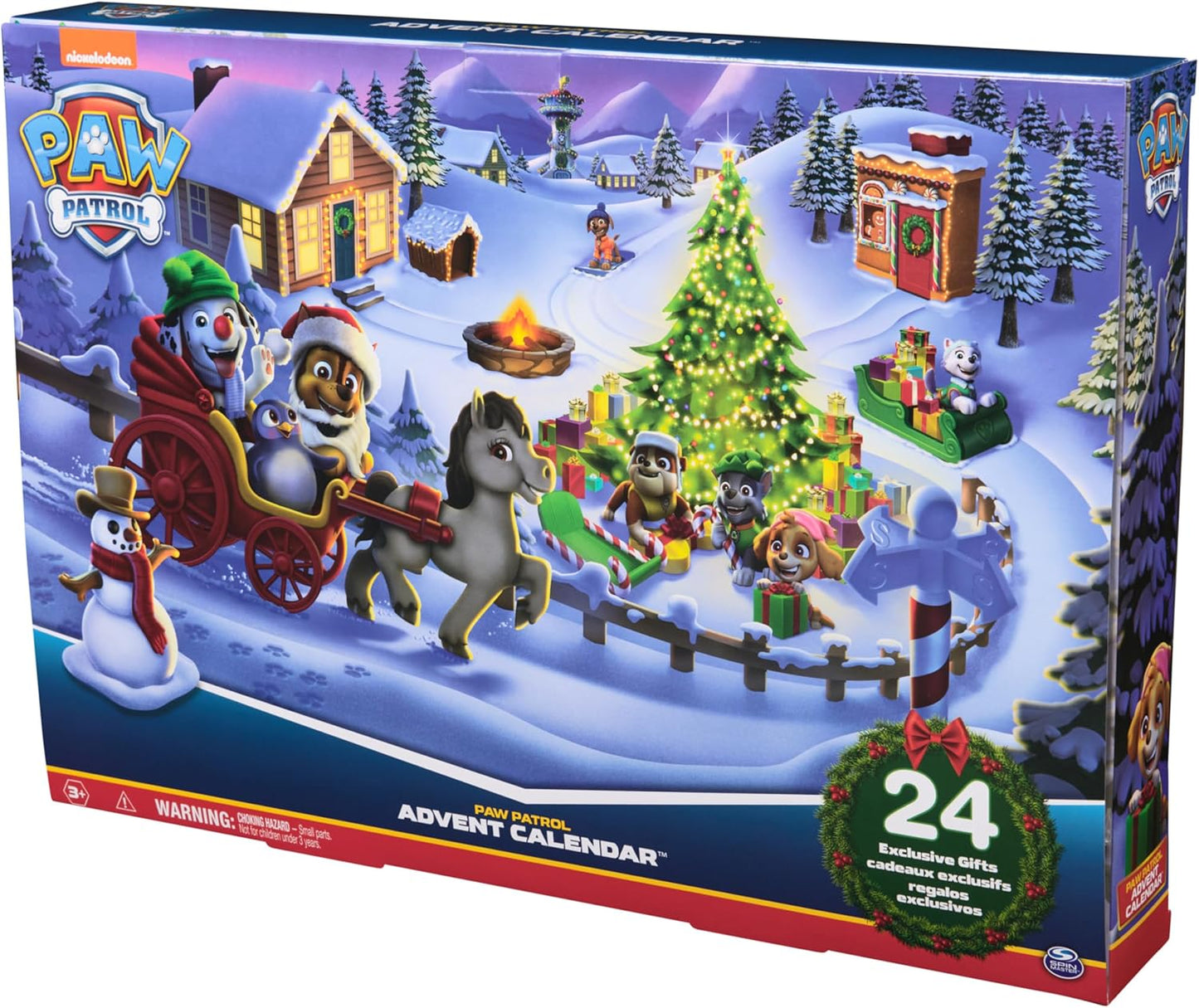 PAW Patrol 2024 Advent Calendar with 24 Surprise - Figures and for Boys Girls Ages 3 and