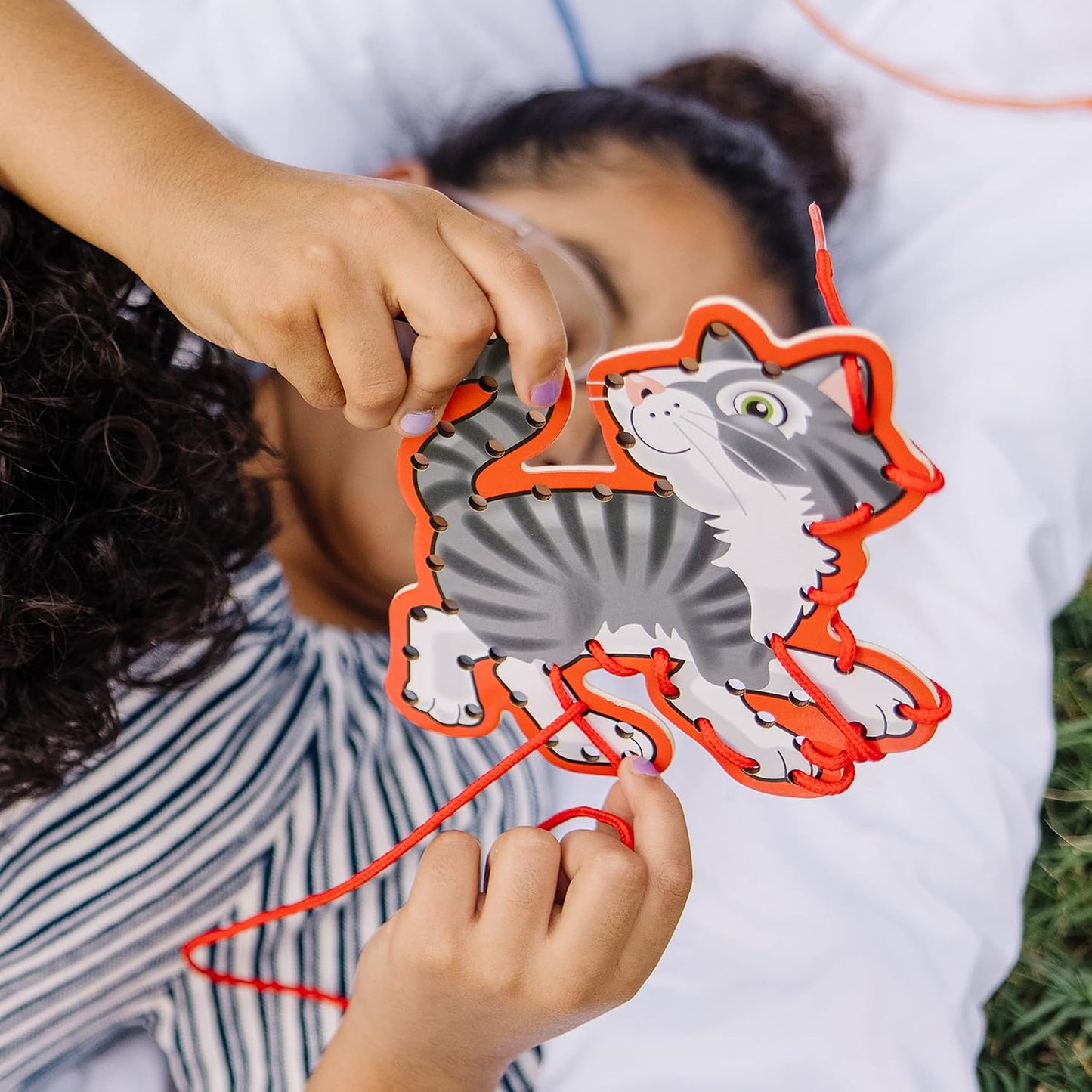 Melissa & Doug Melissa Doug Lace and Trace Activity Set Pets - 5 Wooden Panels and 5