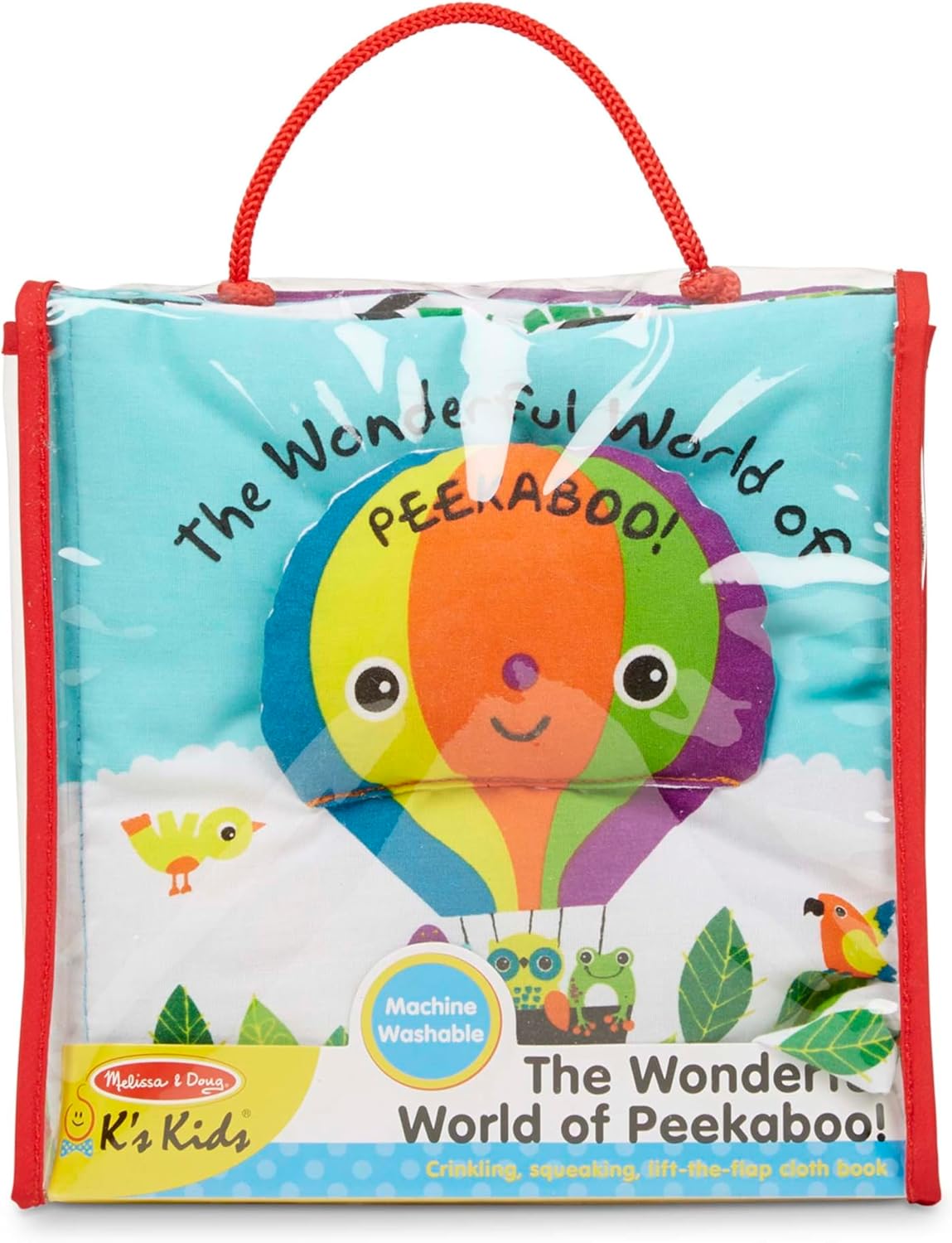 Melissa & Doug Melissa Doug Soft Activity Baby Book - The Wonderful World of Peekaboo