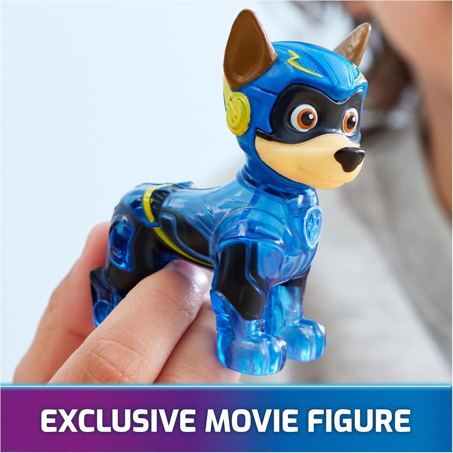 Paw Patrol The Mighty Movie Toy Car with Chase Mighty Pups Action Figure Lights and
