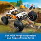 LEGO City 4x4 Off-Roader Adventures 60387 Building Toy - Camping Set Including Monster Truck Style Car with Working Suspension and Mountain Bikes 2 Minifigures Vehicle