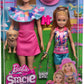 Barbie Stacie Doll Set with 2 Pet Dogs Dolls with Blonde Hair Blue Eyes Summer Clothes