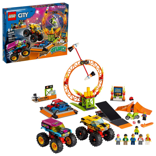 LEGO® City Stunt Show Arena 60295 Building Kit - Stunt Toys for Kids