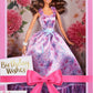 Barbie Signature Birthday Wishes Doll in Satiny Lilac Dress with Wavy Brown Hair