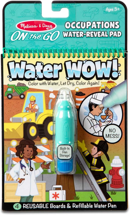 Melissa & Doug Melissa Doug On The Go Water Wow Reusable Water-Reveal Activity Pad-