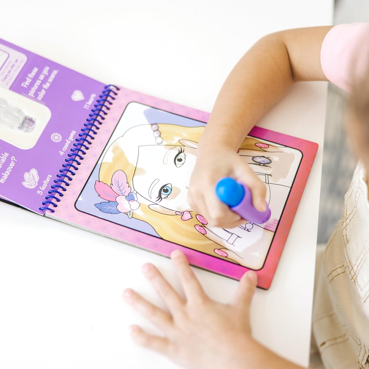 Melissa & Doug Melissa Doug On the Go Water Wow Reusable Color with Water Travel Toy