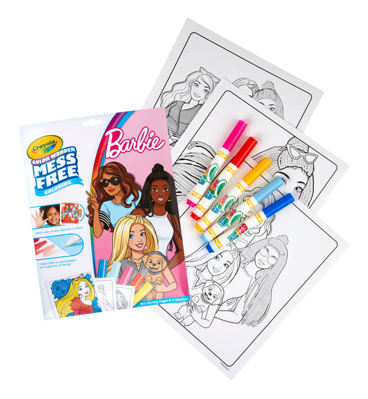 Crayola Color Wonder Barbie Coloring Book & Markers