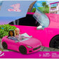 Barbie Toy Car Bright Pink Doll