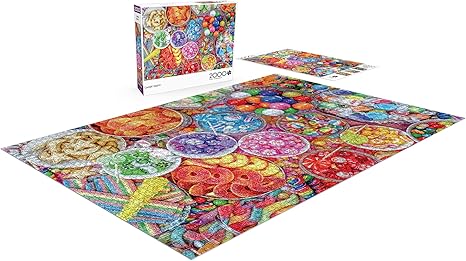 Buffalo Games Lars Stewart Candy Party 2000 Piece Jigsaw Puzzle