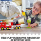LEGO DUPLO Town Fire Truck 10969 Building Toy Set for Toddlers Preschool Boys and Girls