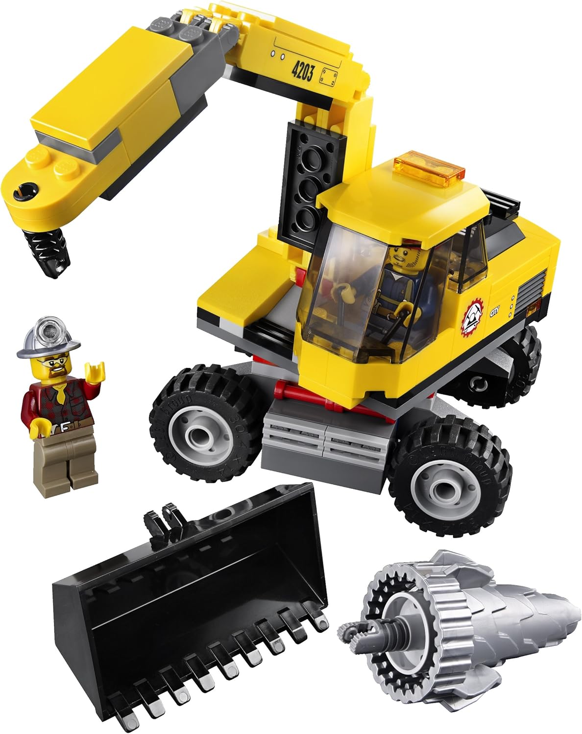 LEGO City 4203 Excavator Transport