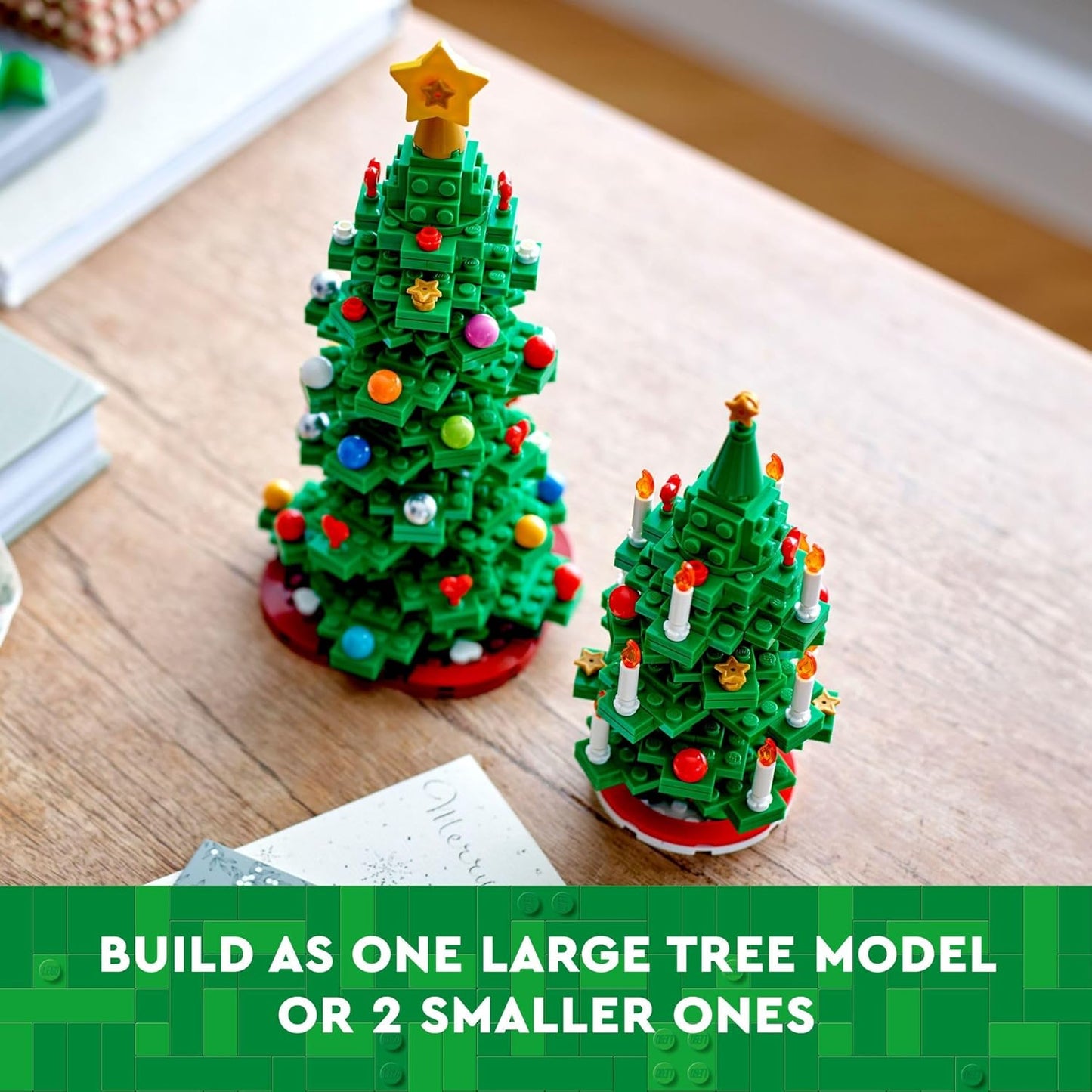 LEGO Christmas Tree - Building for Boys Girls Ages 12 - Mini Christmas Tree Decorations