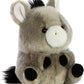Aurora Round Rolly Peta Bray Donkeya Stuffed Animal - Adorable Companions - On-The-Go Fun
