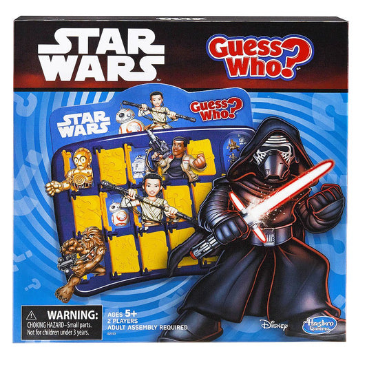 GUESS WHO Disney Star Wars Memory Matching Game