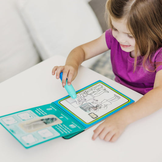 Melissa & Doug Melissa Doug On The Go Water Wow Reusable Water-Reveal Activity Pad-