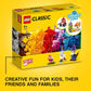 LEGO Classic Creative Transparent Bricks Building Set