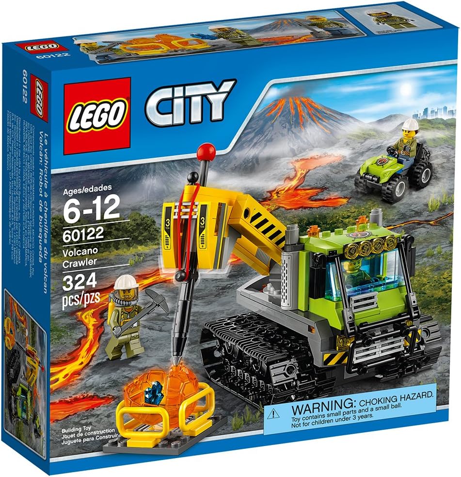 LEGO City Volcano Explorers Volcano Crawler Building Kit (324 Piece)