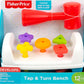 Fisher-Price Toddler Toy Tap Turn Bench Pretend Tools 2-Sided Construction Set
