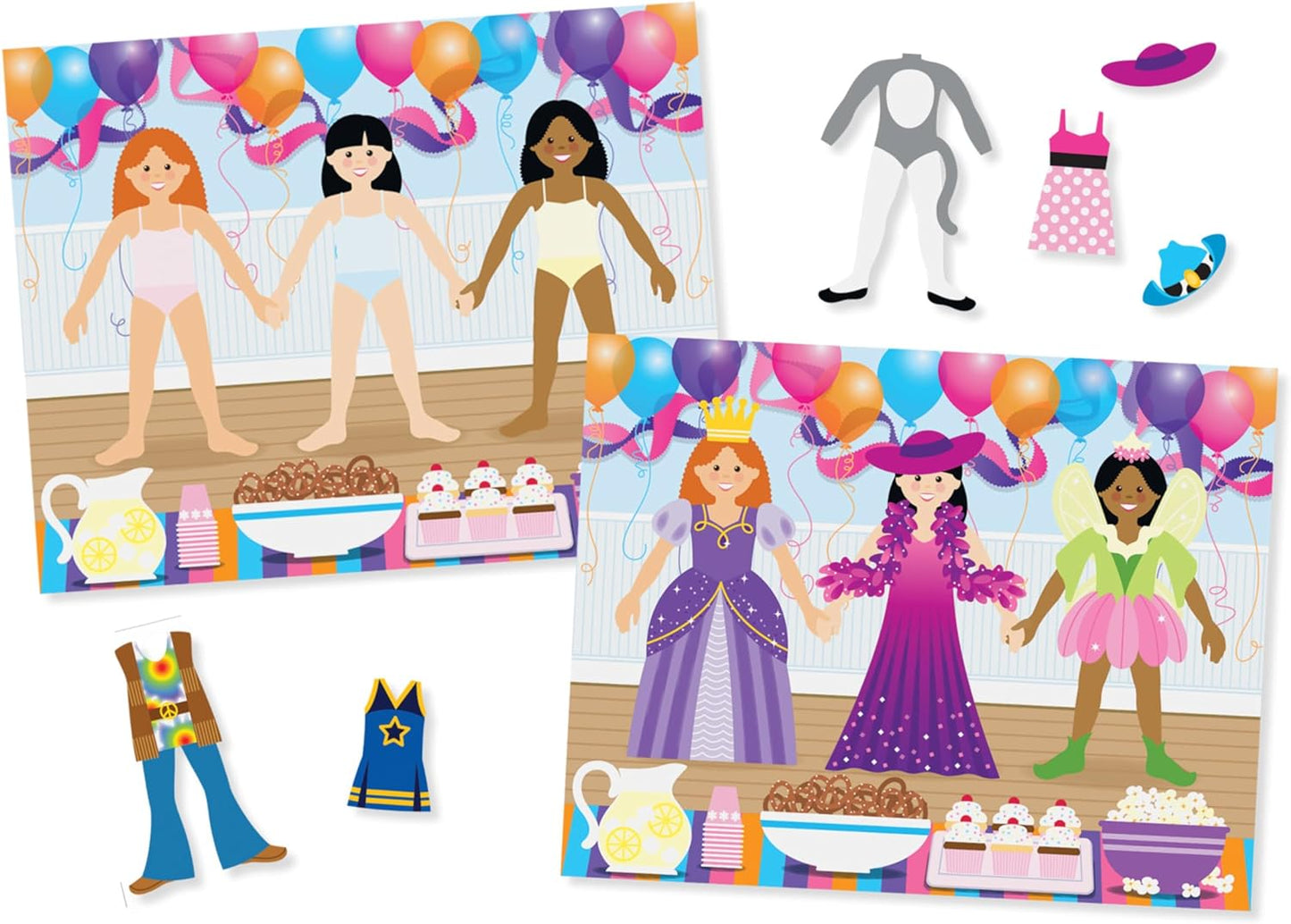 Melissa & Doug Melissa Doug Reusable Sticker Pad Dress-Up - 165 Removable Fashion