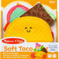 Melissa & Doug Melissa Doug Multi-Sensory Soft Taco Fill Spill Infant For Babies Baby For