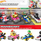 Hot Wheels Mario Kart Set of 4 Die-Cast Toy Cars with Attached Character Drivers Includes