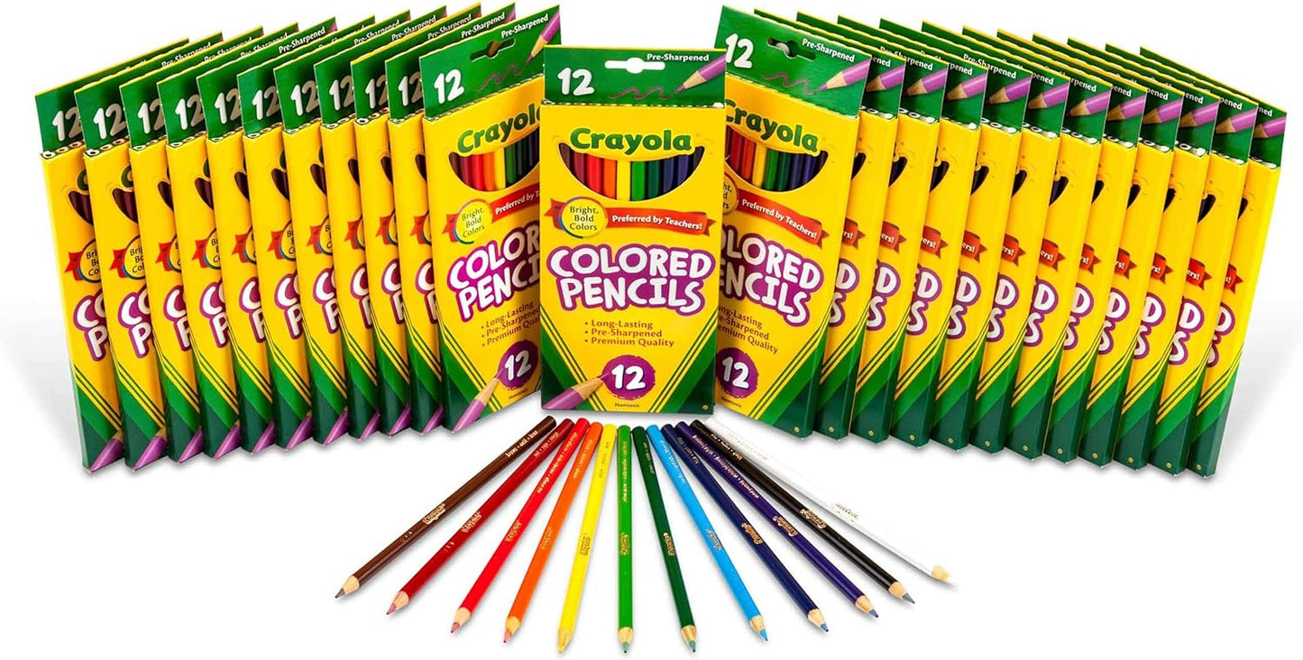 Crayola Bulk Colored Pencils for 24pk Back to School Supplies For Teachers Teacher