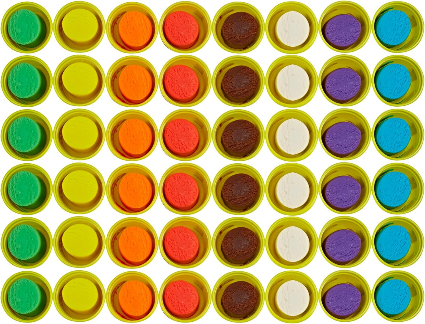 Play-Doh Bulk Pack of 48 Cans 6 Sets of 8 Modeling Compound Colors 3oz Back to School