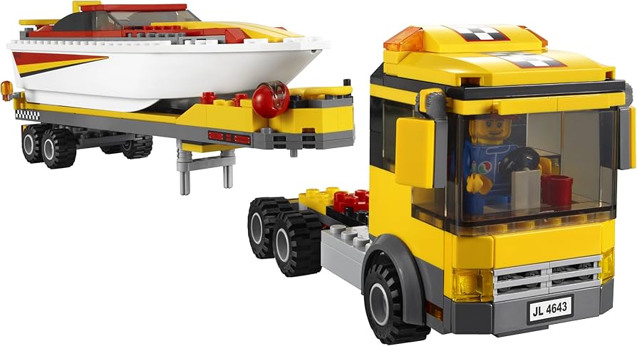 LEGO City Power Boat Transporter 4643