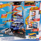 Hot Wheels City Toy Car Track Set Transforming Race Tower Single to Dual-Mode Racing with 164 Scale Vehicle
