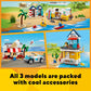 LEGO Creator 3 in 1 Beach Camper Van Building Kit Transforms from a Campervan to Ice
