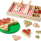 Melissa & Doug Melissa Doug Pizza Party Wooden Pretend Play Food Set With 36 Toppings