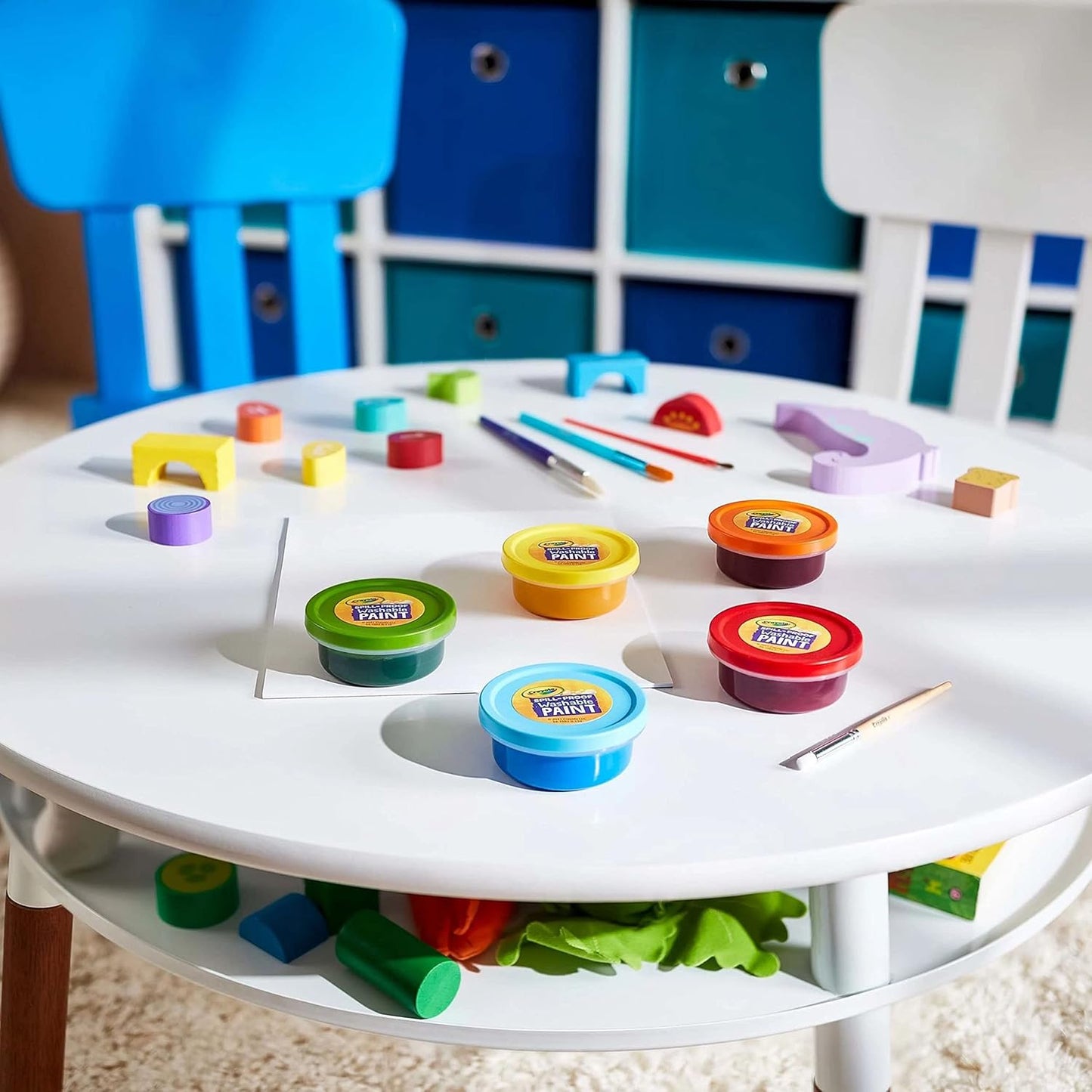 Crayola Spill Proof Paint Set Washable Paint for Ages 3 4 5 6