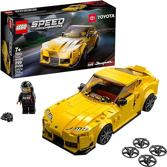 LEGO Speed Champions Toyota GR Supra 76901 Sports Car Toy Building Set