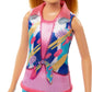 Barbie Stacie Doll Set with 2 Pet Dogs Dolls with Blonde Hair Blue Eyes Summer Clothes