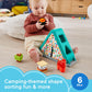 Fisher-Price Baby Developmental Toy S'More Shapes Camping Tent Block Sorting Activity for