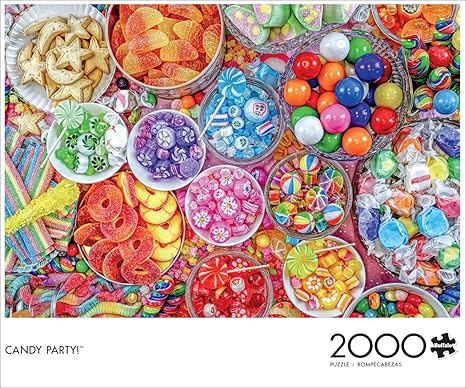 Buffalo Games Lars Stewart Candy Party 2000 Piece Jigsaw Puzzle