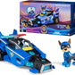 Paw Patrol The Mighty Movie Toy Car with Chase Mighty Pups Action Figure Lights and