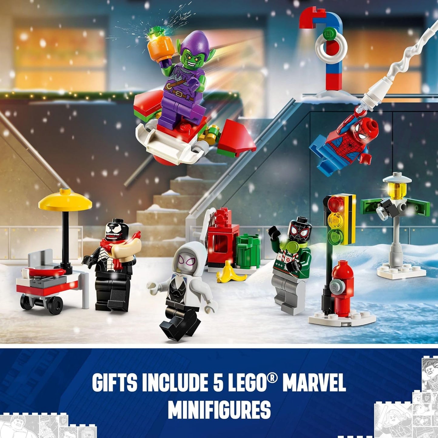 LEGO Marvel Spider-Man Advent Calendar 2024 for - Christmas Advent Calendar with Mini