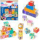 Melissa & Doug Ms. Rachel Melissa Doug Letter Number and Game Wooden Learning Blocks with